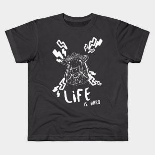 Life is Hard Cow Face Kids T-Shirt
